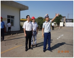 和順油庫(kù)迎接湘潭高新區(qū)安全生產(chǎn)專(zhuān)項(xiàng)檢查